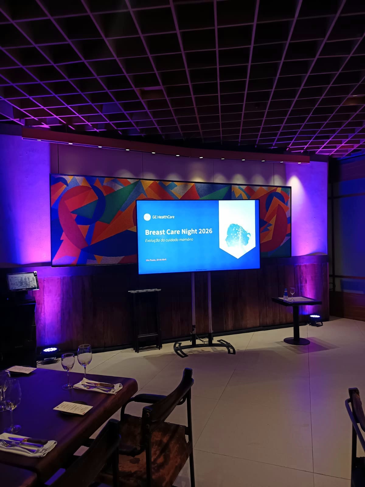 Monitor de LED para evento