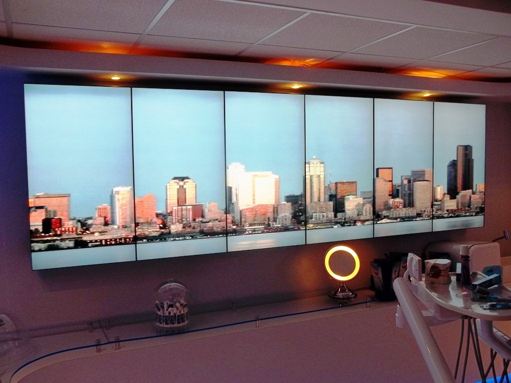 Video Wall em ambiente corporativo